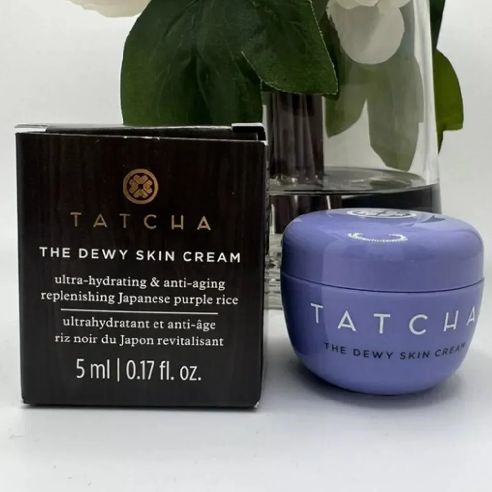 Tatcha Dewy Skin Cream - Ultra Hydrating Japanese Purple Rice Moisturizer NIB